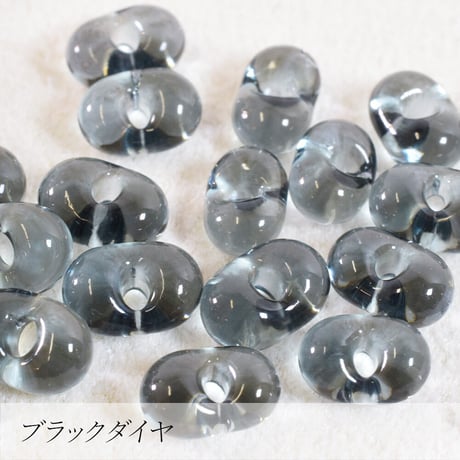 ファルファーレ(小) 50g/5g 【全10色】　チェコガラスビーズ