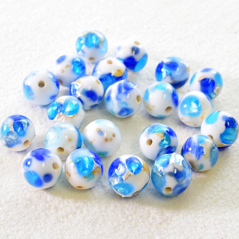ホタルガラス(琉球ガラス) 6mm | beads lot ホタルガラス(琉球ガラス) 6mm | beads lot