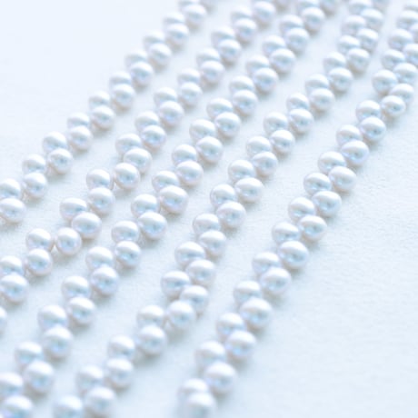 淡水パール シルバーグレー ドロップ 4.5～5mm