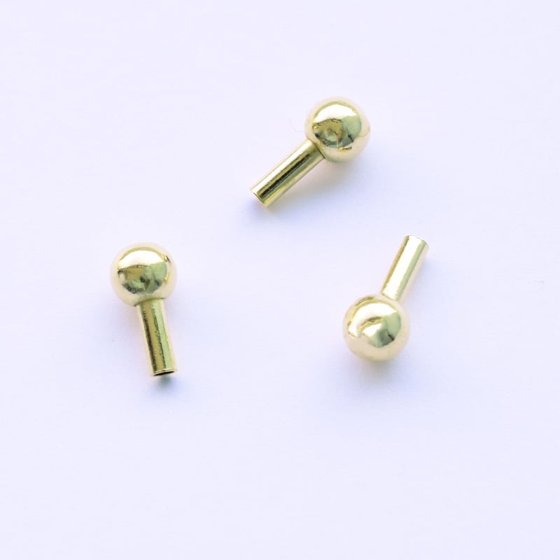 全2色】メモリーワイヤー用エンドパーツ 10コ | beads lot