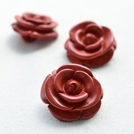 ハンドカービング「ROSE」【レッドジャスパー】
