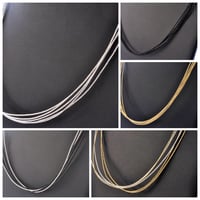 SILVER925金具　5連チョーカー　45㎝　【1本】