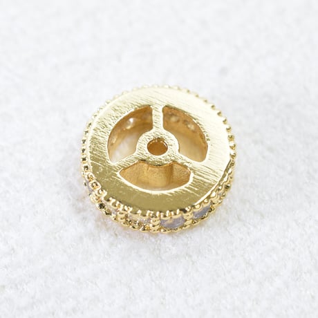 ミル打ちジルコニア　ロンデル8×2.5mm　【6個】