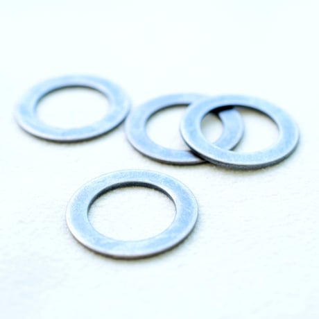 【全２色】メタルドーナツプレート21mm　(穴なし)・10個