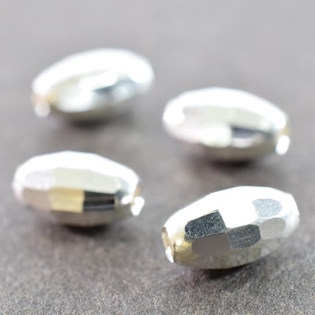 SILVER925  ミラーオーバル7×4mm【5個】