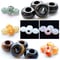 【全7種類】ドーナツ(大) 2個入 天然石 大穴ビーズ 約14mm 穴約5.5mm パワーストーン