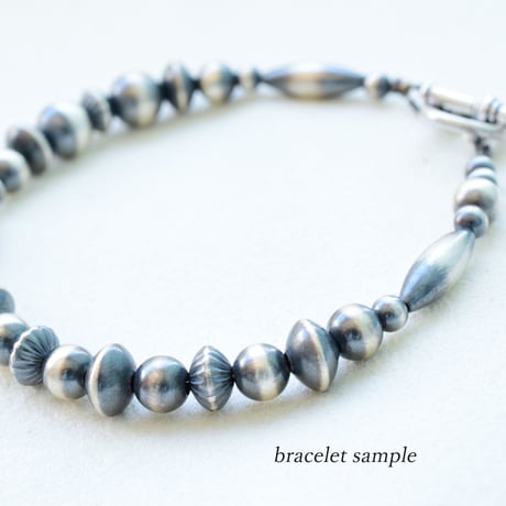 ナバホパール　ソロバン 8×5.2mm　【2個】