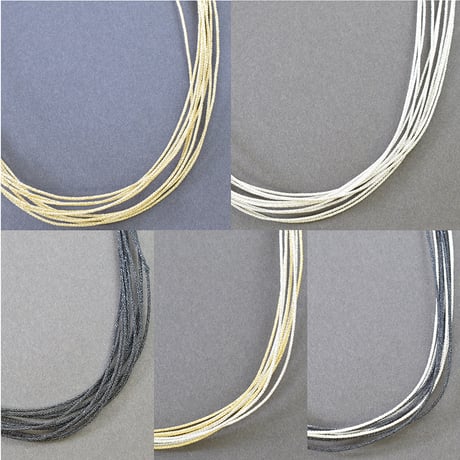 SILVER925金具　10連チョーカー　45㎝　【1本】