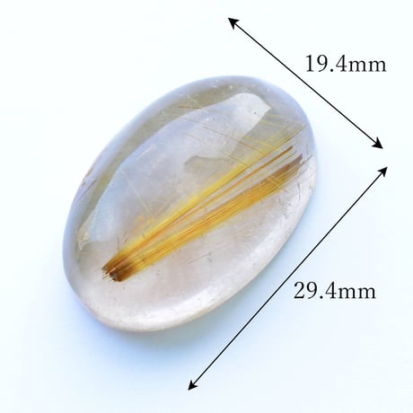ゴールドルチルクォーツ　カボション【9.35g】