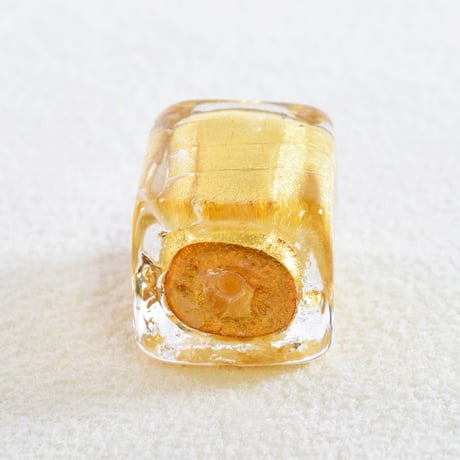 【ベネチアン】　キューブ　 ゴールドフォイル 　約20mm