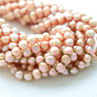 淡水パール オレンジゴールド ポテト 5～6mm