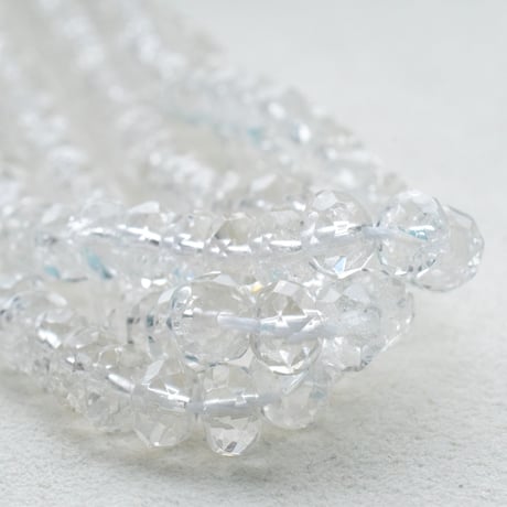 水晶 ソロバン 4.５×6.５mm