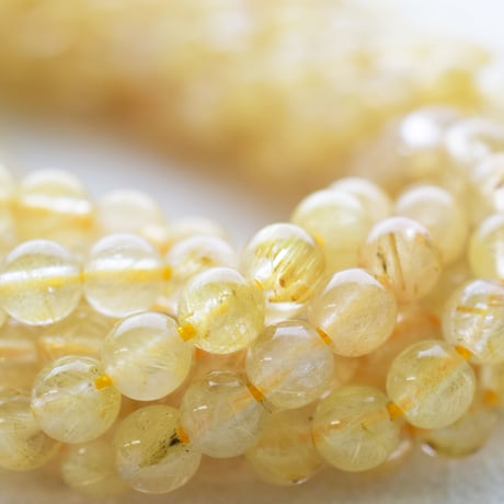 ルチルクォーツ 4㎜ Ａ－