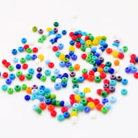 チェコ製ガラスビーズ オパックミックス  8/0 50g