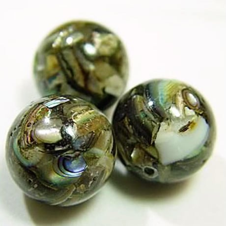 【全５色】プレスシェル　ラウンド16mm　3個