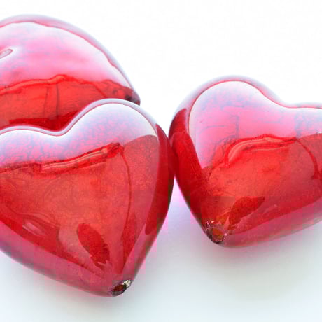 ベネチアン クオーレ  ハート 約24ｍｍ　1個"