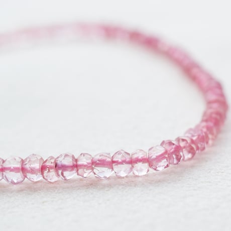 ピンクアメジスト ロンデルカット3×2mm