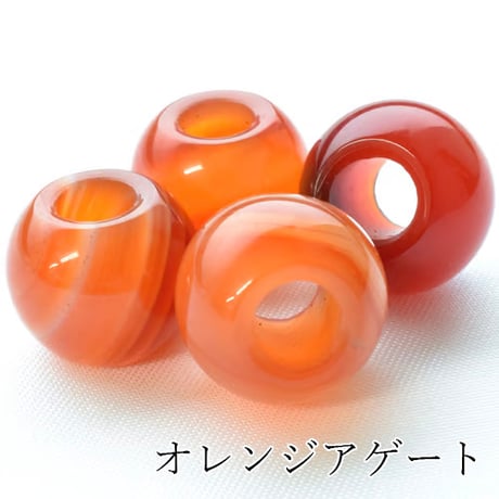 【全7種類】丸玉(小) 2個入 天然石 大穴ビーズ 約12mm 穴約5mm パワーストーン