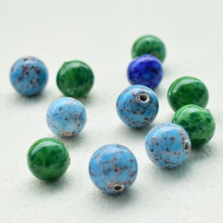 【全３色】チェコ製 アラバスタ ８mm　５個