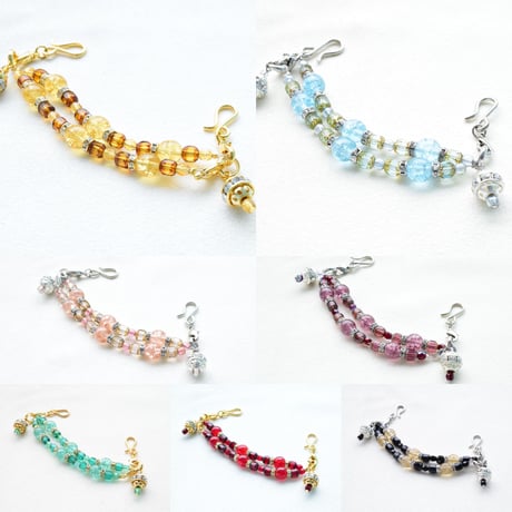 ２way マスクアクセサリー＆ブレスレット【全７色】