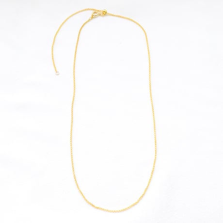 【全2色】スライドボール チェーンネックレス 60cm 3本セット
