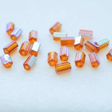 【全５色】チェコ製 ガラスビーズ　ペンタ１２０個