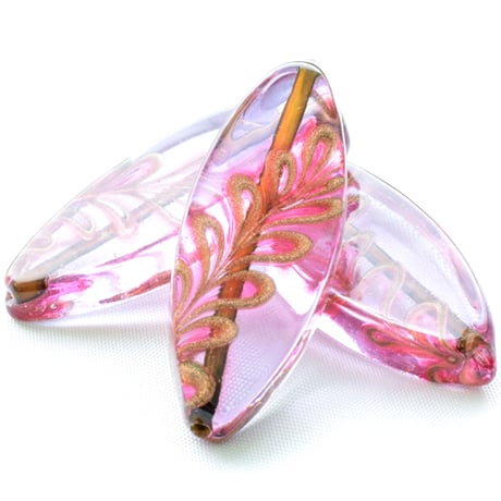 ベネチアン ナツメフラット リーフ柄【１個】"