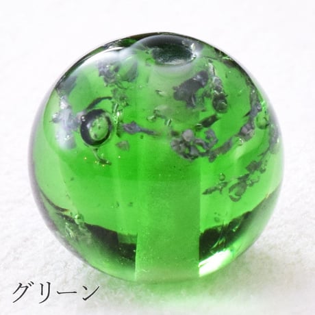 メテオグラス（隕石ガラスビーズ)  13mm 丸玉
