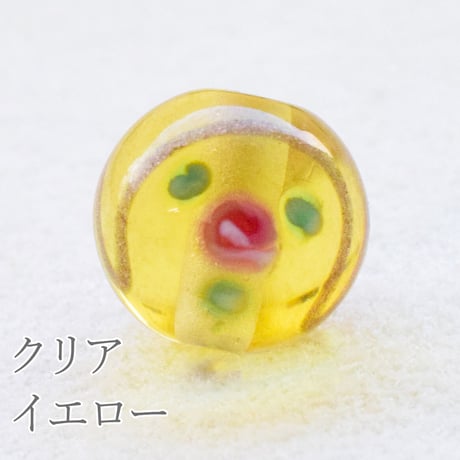 チェコ製 ガラスビーズルキノ【クリア】 １０mm ５個