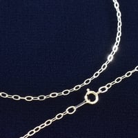 K14GF　平ロングアズキチェーン　1.7mm幅　45㎝　【1本】