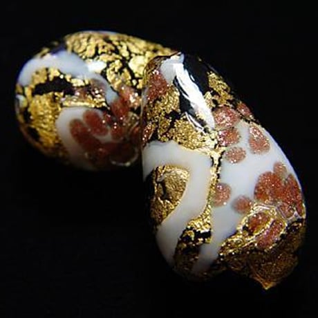 ベネチアン ドロップ 　ラメ入り  No.４０【１個】"