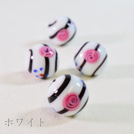 【ベネチアン】 トンド  16mm 花柄