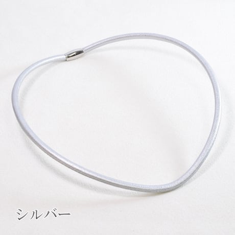 【全10色】マグネットワイヤーチョーカー V字型【フェイクレザー】1本