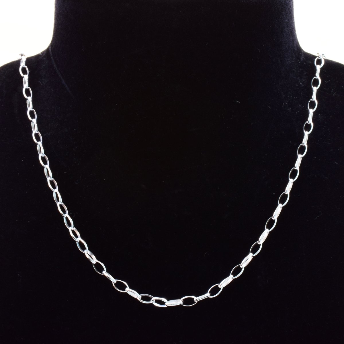 SILVER925 ロングロロチェーンネックレス【50㎝】 | beads lot