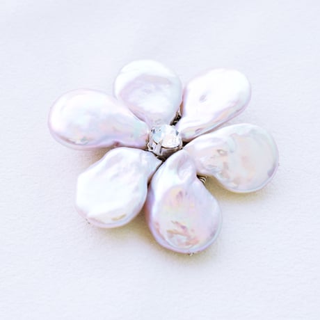淡水パール  ピンク しずく  17.5×25mm 厚5～7㎜【1個】
