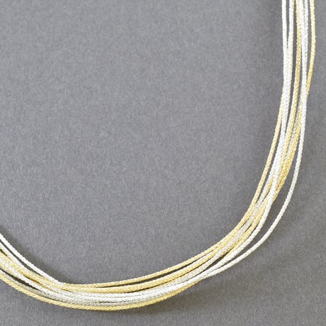 SILVER925金具　10連チョーカー　45㎝　【1本】