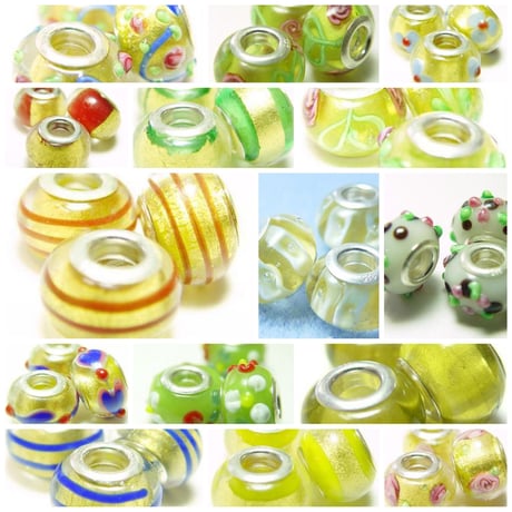 silver925 リムビッグホールビーズ　1個