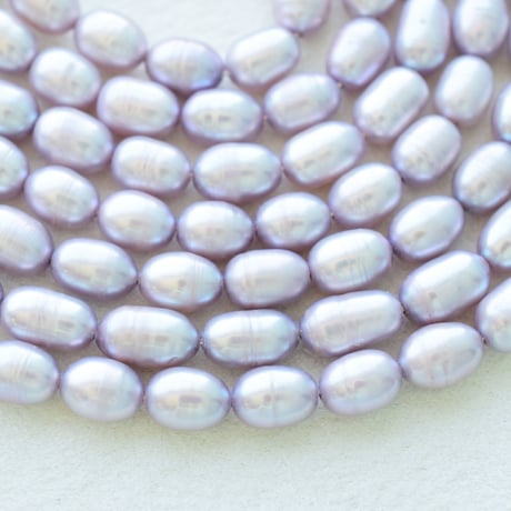 淡水パール パープル ライス 6.5〜7mm