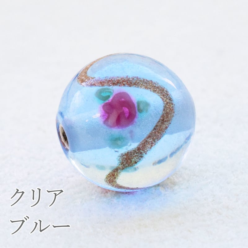 チェコ製 ガラスビーズルキノ【クリア】 10mm 5個 | beads lot