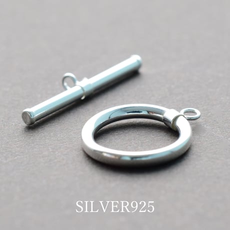 シルバー925 プレーンマンテル18mm【1セット】