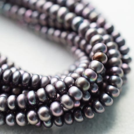 CATEGORY 淡水パール ブラック / ピーコック | beads lot 