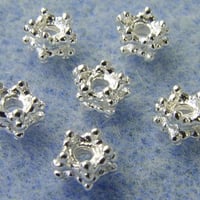 シルバー925 星型スペーサー【4×5.5mm・10個】