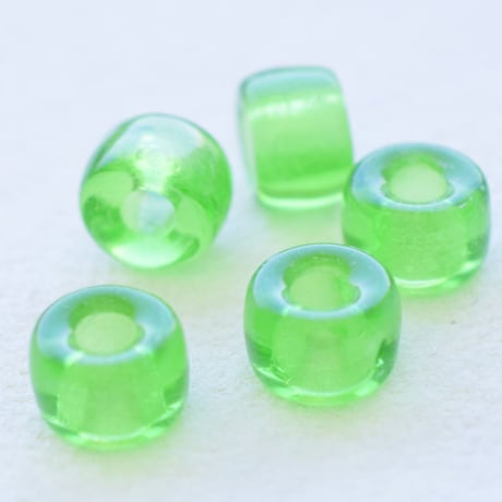 【全１１色】チェコ製 ガラス (大) クリアカラー ８×６mm ３０個