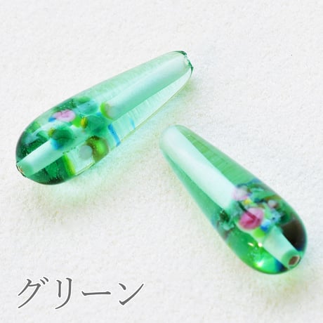 【全５色】チェコ製 リリアン ２５×８mm　１個