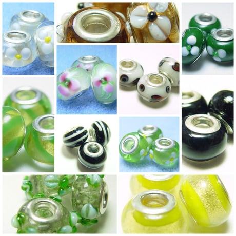 silver925 リムビッグホールビーズ　1個