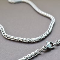 ステンレスチェーン No.3　約60cm【3本セット】