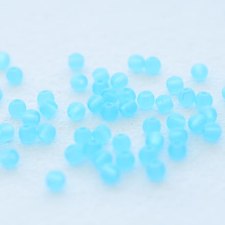 【全７色】チェコ製 ガラスビーズ３mm玉　２０g