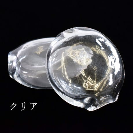 【ベネチアン】　カテリーナ　中空クリア　約33ｍｍ