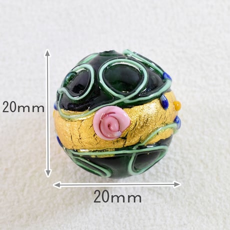 【ベネチアン】　ラ・ペルラ　フィオラート　約20ｍｍ