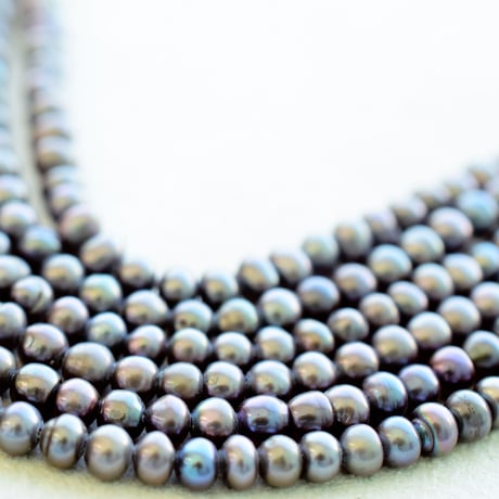 淡水パール グレー エッグ 3～3.5mm